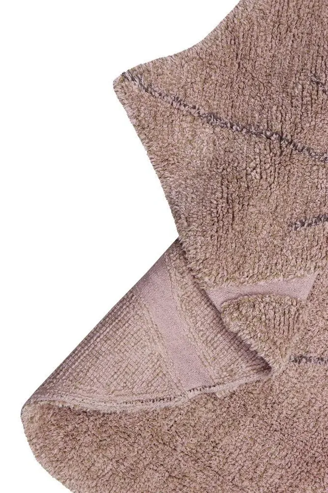 Washable Monstera Rug 4' x 5'11" - Vintage Nude