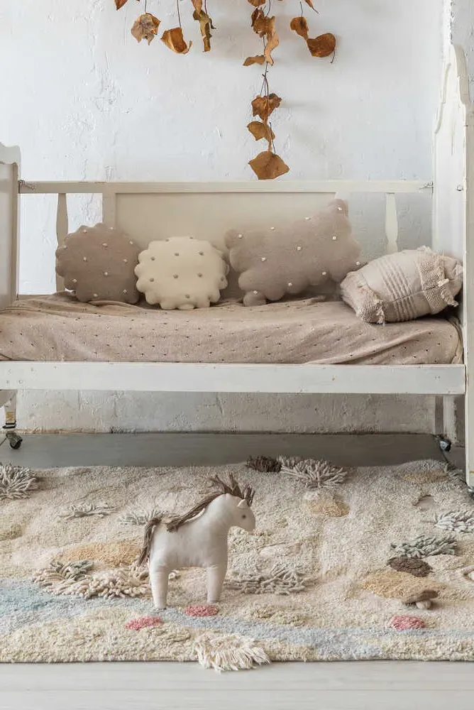 Washable Play Rug Path Of Nature 4' X 5' 3"