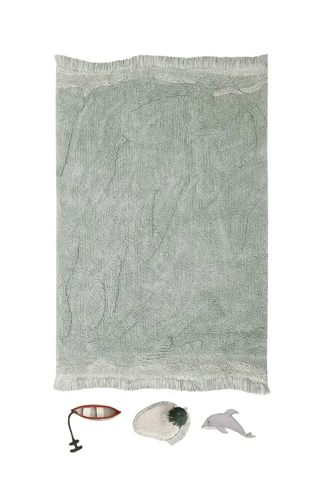 Washable Play Rug Waves 3' X 4' 3"