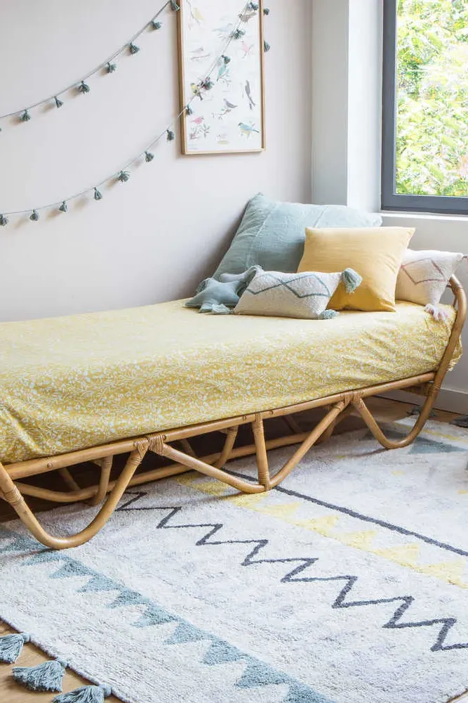 Washable Rug Azteca - Blue