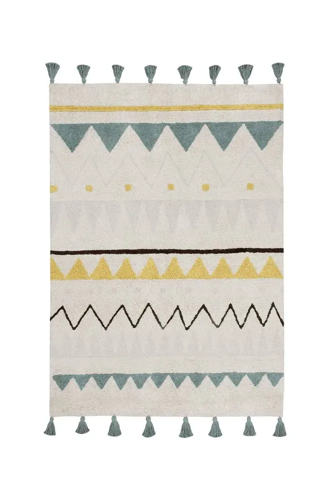 Washable Rug Azteca - Blue