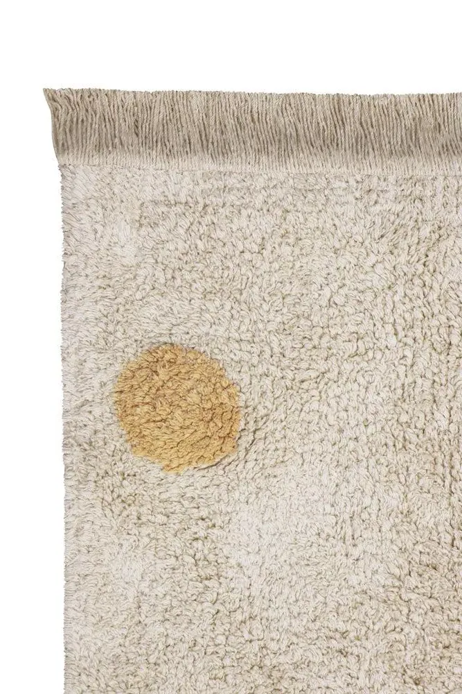 Washable Rug Hippy Dots Natural - Honey