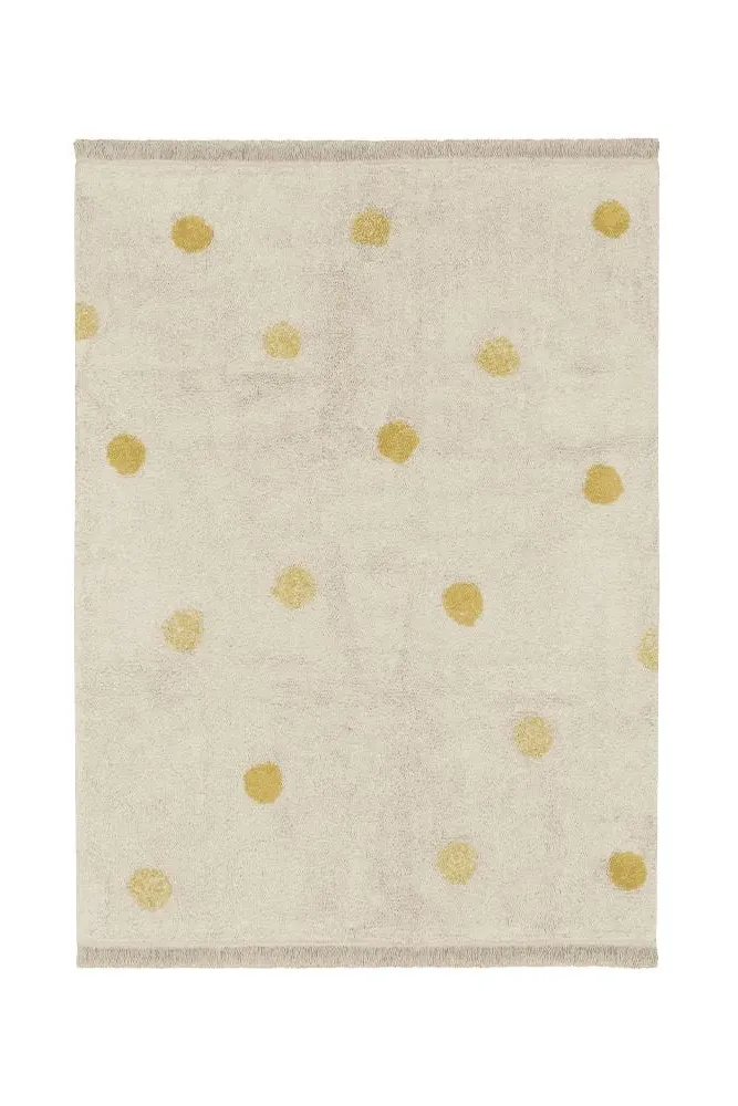 Washable Rug Hippy Dots Natural - Honey image