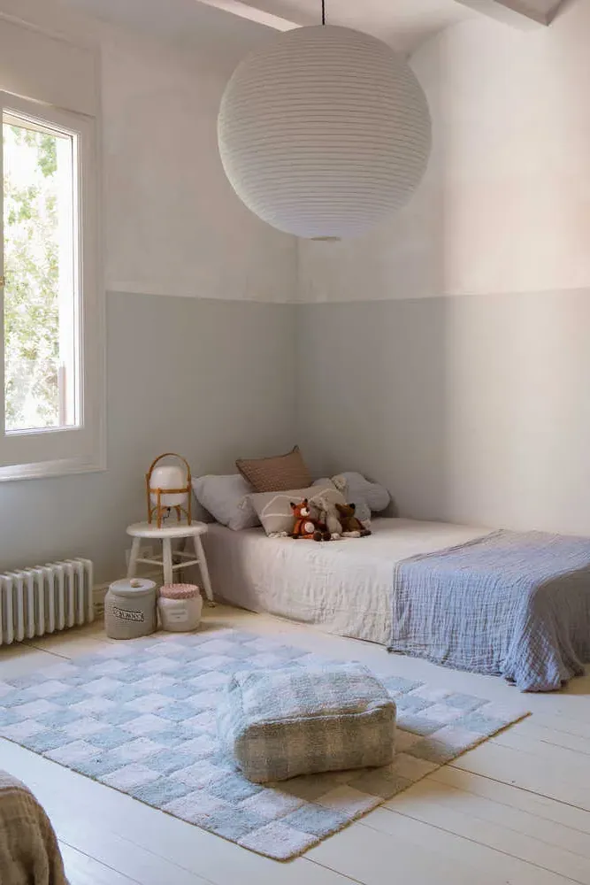 Washable Rug Tiles - Blue Sage