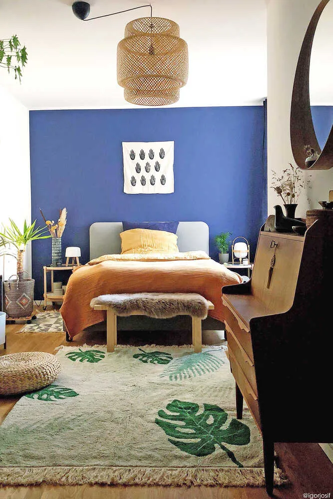 Washable Rug Tropical - Green