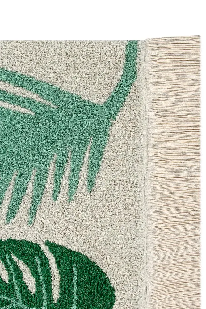 Washable Rug Tropical - Green