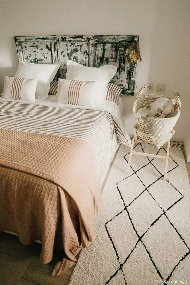 Washable Runner Rug Bereber - Beige