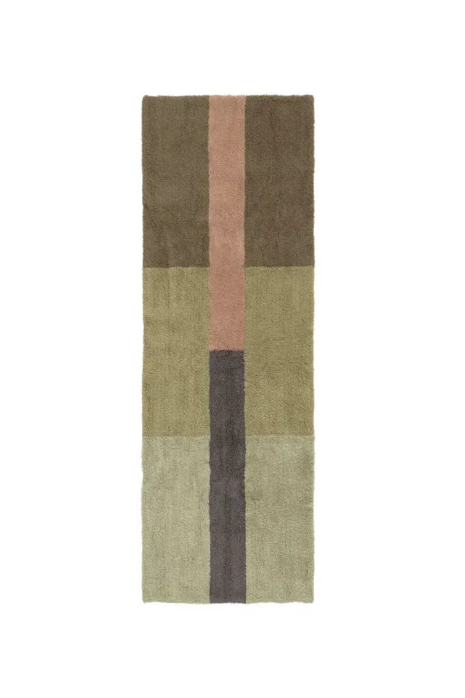 Wool Runner Rug Chroma - Dusty Pink