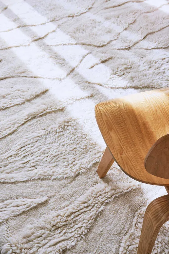 Wool Runner Rug Enkang - Ivory