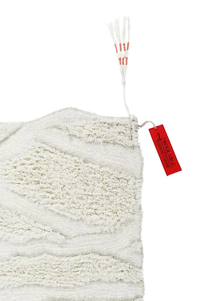 Wool Runner Rug Enkang - Ivory