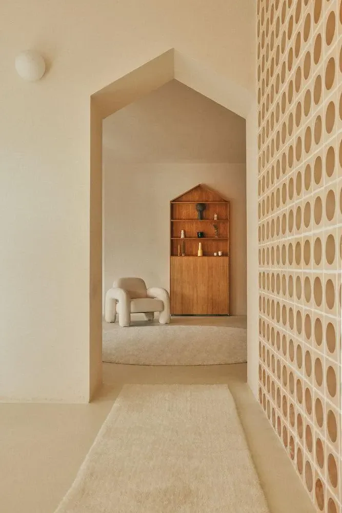 Wool Runner Rug - Natural