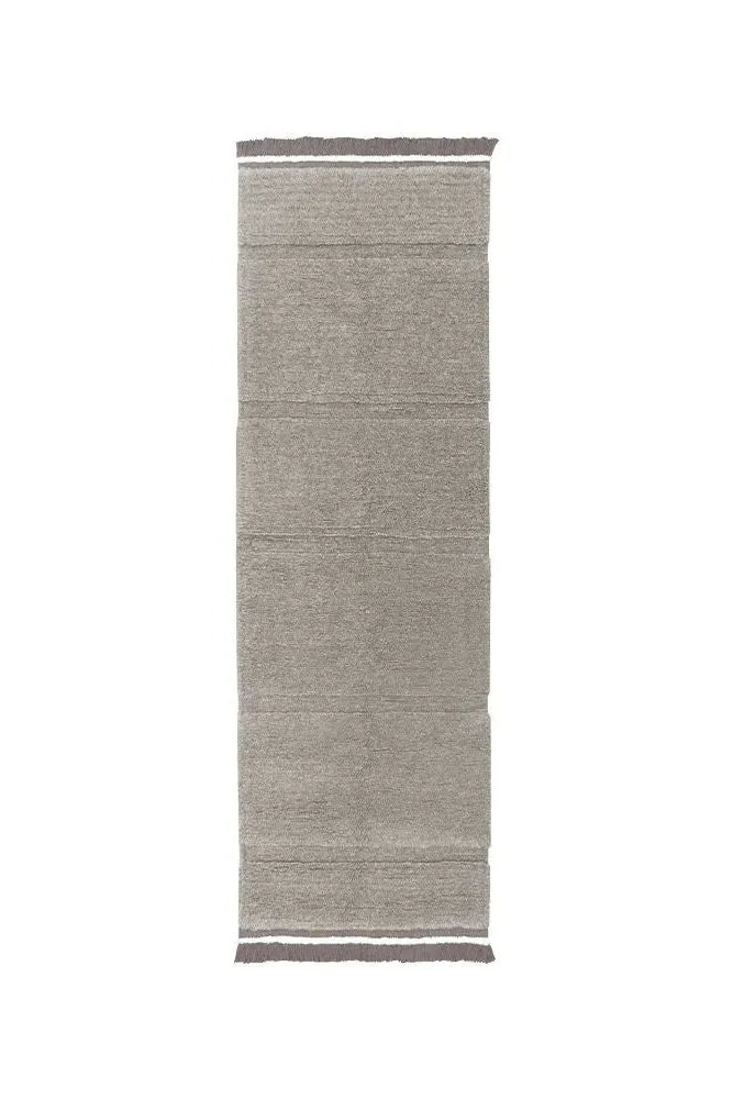 Wool Runner Rug Steppe - Sheep Grey, Wool