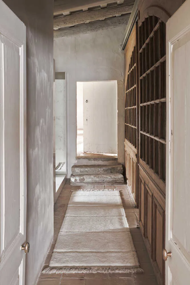 Wool Runner Rug Steppe - Sheep White, Wool