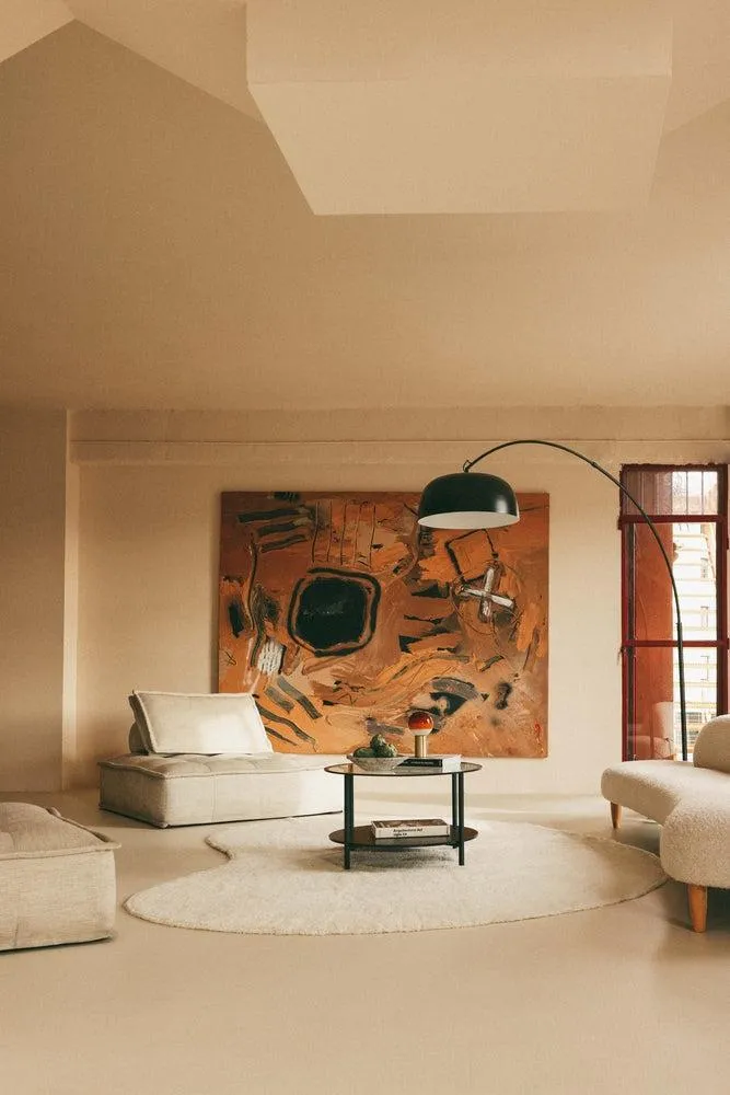 Wool Silhouette Rug - Natural, Wool