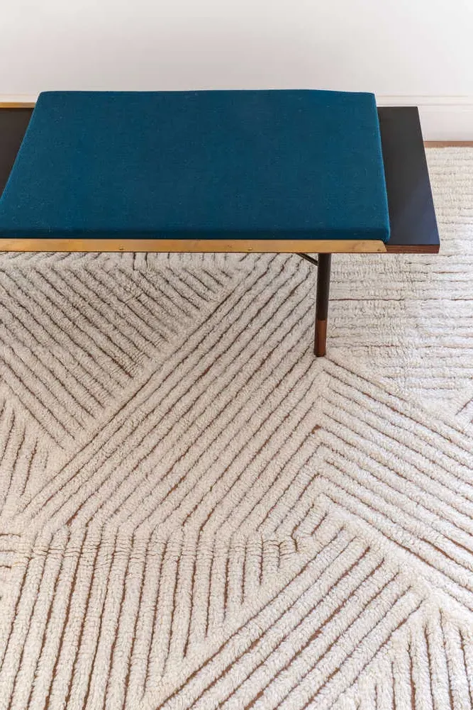 Woolable Almond Valley Rug 5'7" x 8' - Neutral