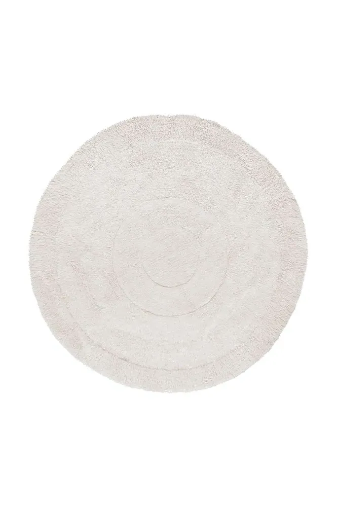 Woolable Arctic Circle Round Rug - Sheep White image
