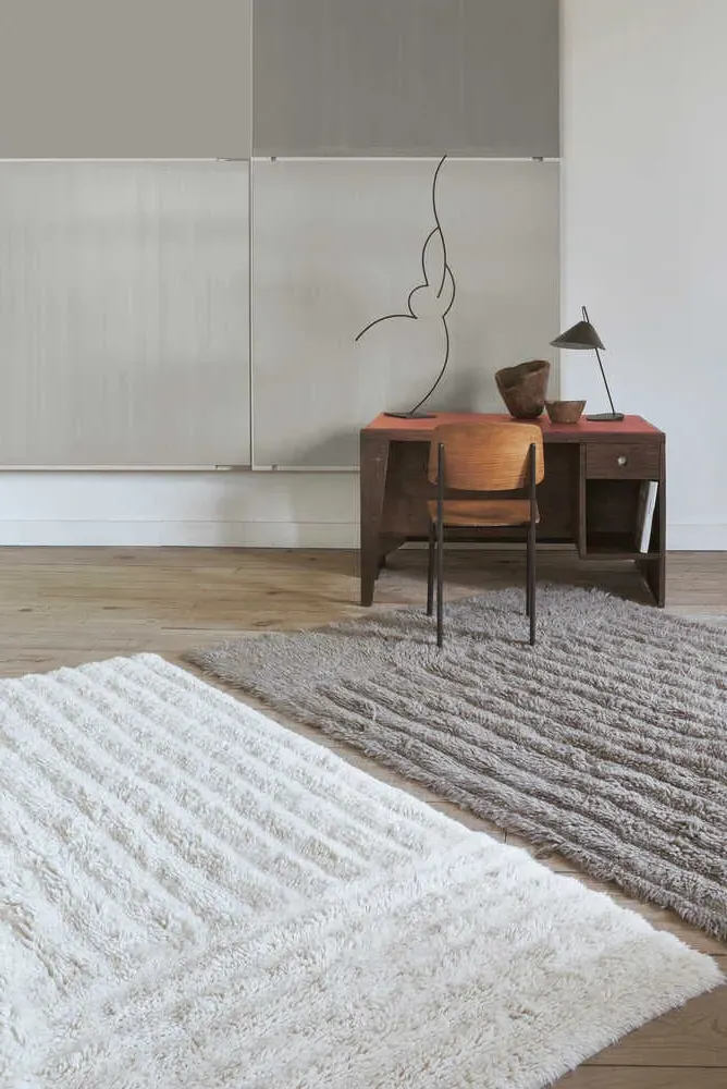 Woolable Dunes Rug - Sheep White, Wool