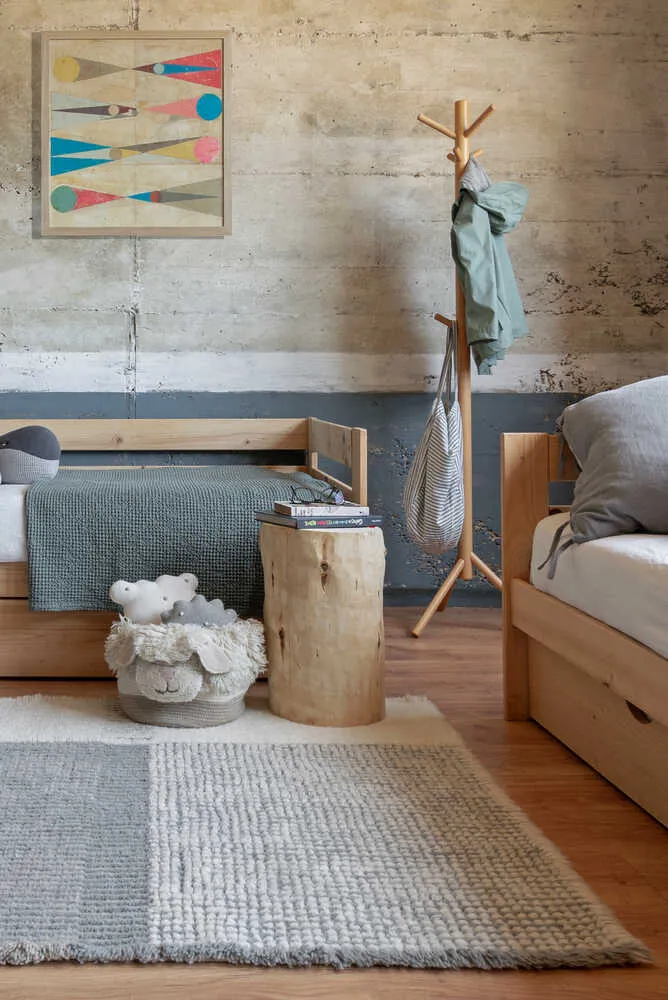 Woolable Kaia Rug 4' x 5'7" - Smoke Blue