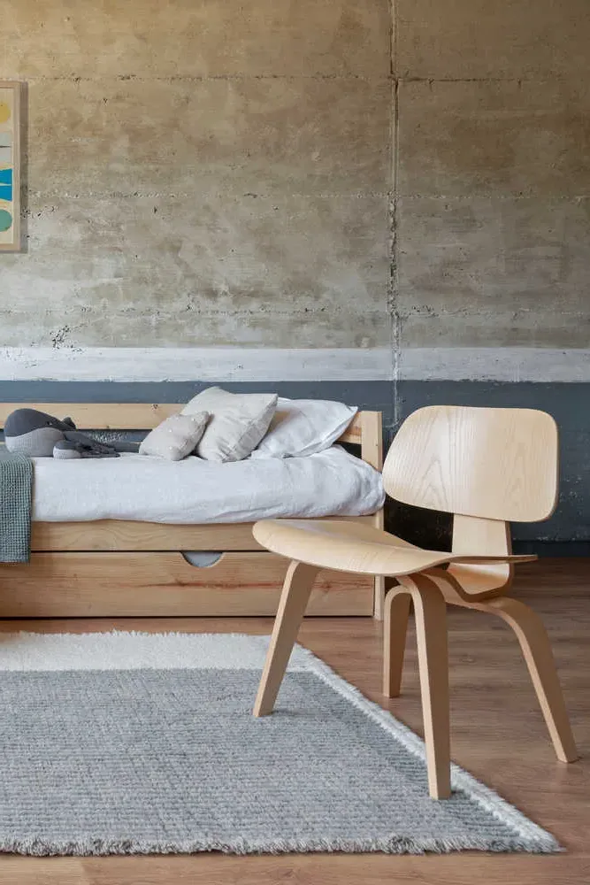 Woolable Kaia Rug 4' x 5'7" - Smoke Blue