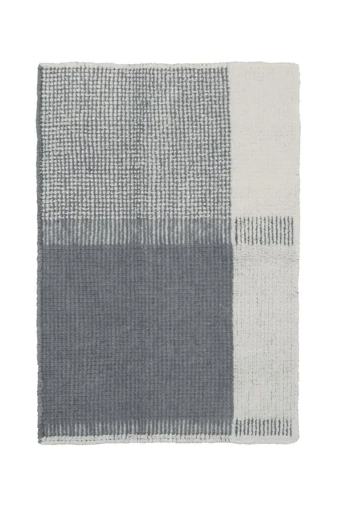 Woolable Kaia Rug 4' x 5'7" - Smoke Blue image