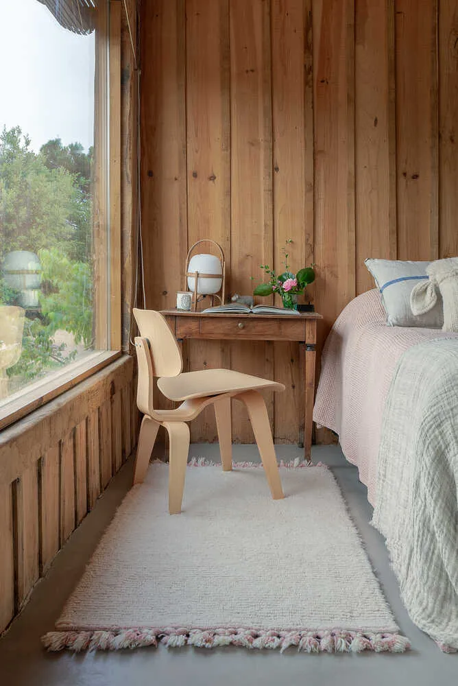 Woolable Koa Rug 4' X 5' 7" - Pink, Wool