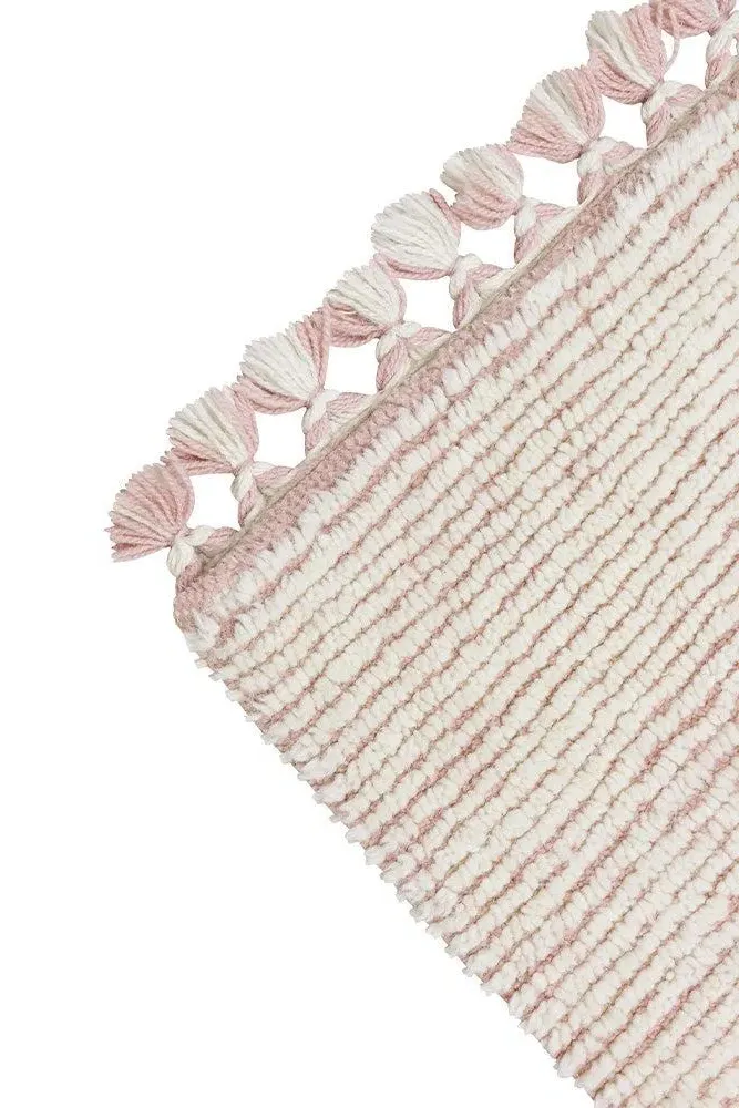 Woolable Koa Rug 4' X 5' 7" - Pink, Wool