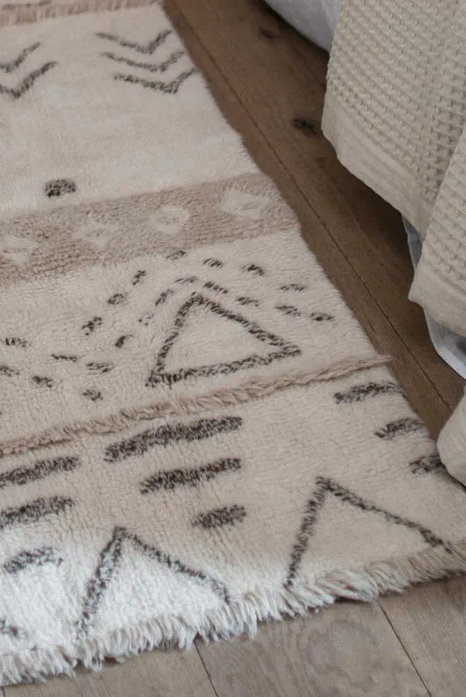 Woolable Lakota Day Extra Large Rug - Beige, Wool