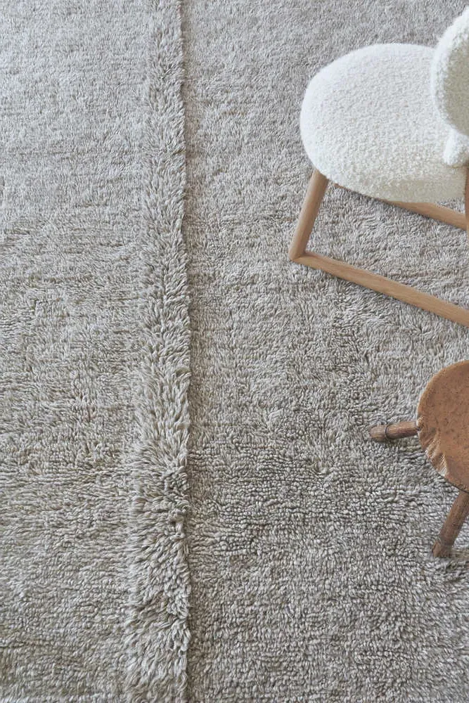 Woolable Tundra Medium Rug - Blended Sheep Grey, Wool