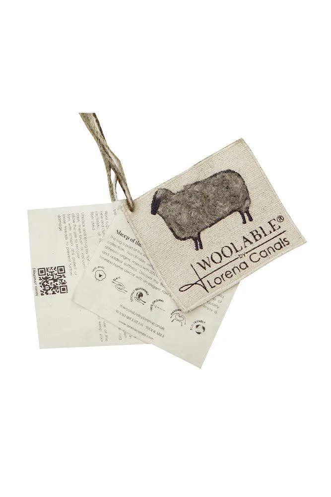 Woolable Tundra Small Rug - Blended Sheep Grey, Wool