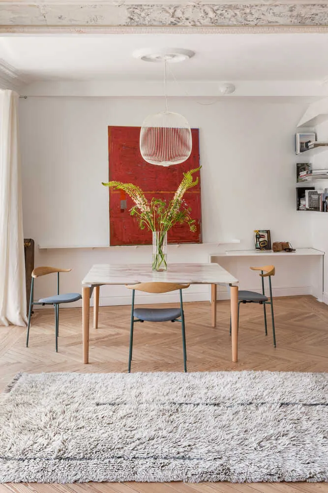 Woolable Winter Calm Rug - Light Colors, Wool