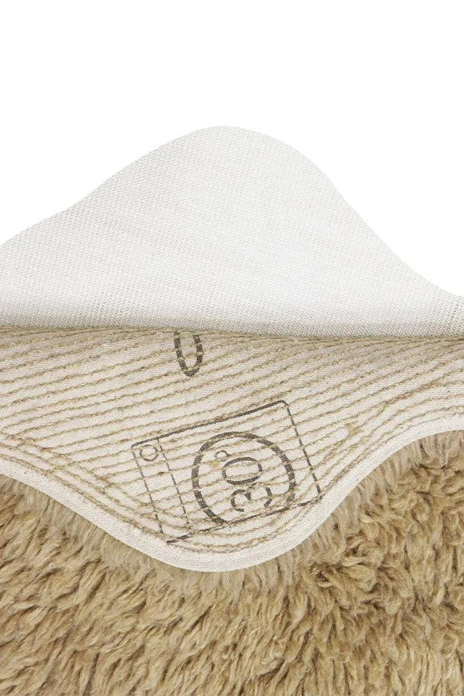 Woolly Sheep Rug - Beige, Wool