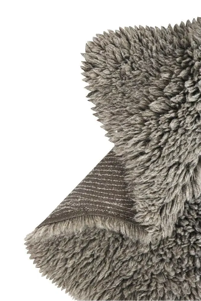 Woolly Sheep Rug - Grey, Wool