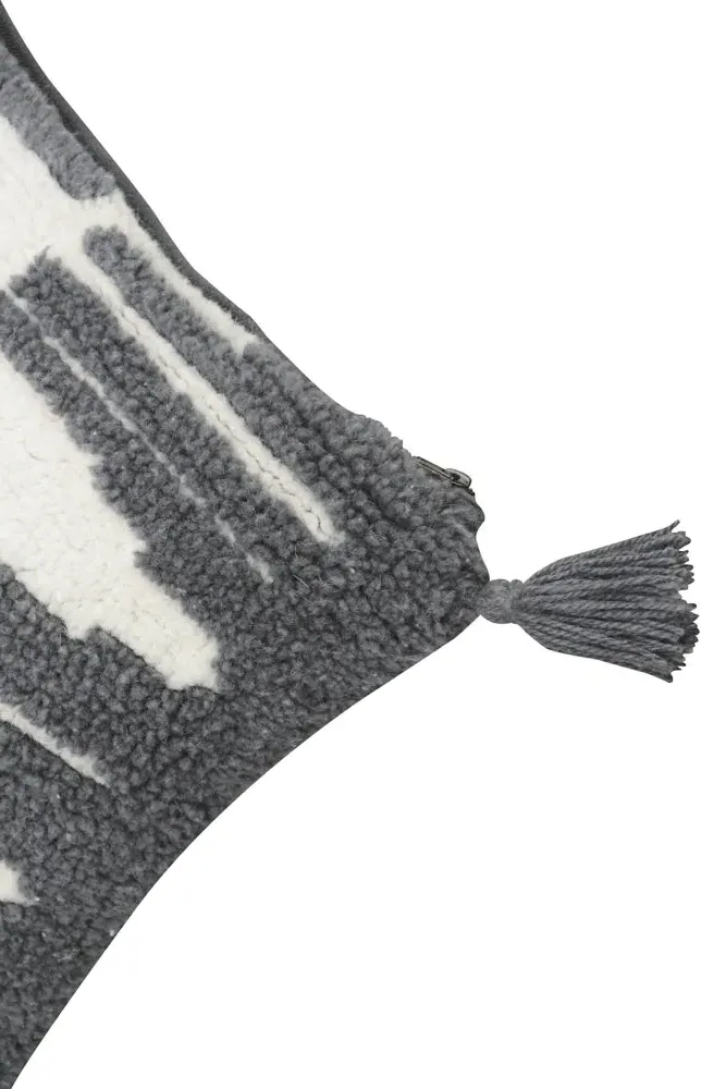 Zagros Cushion - Charcoal