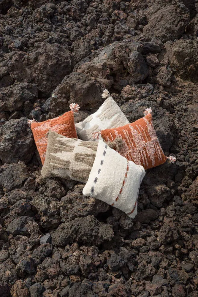 Zagros Throw Pillow - Brown