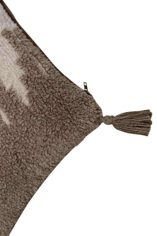 Zagros Throw Pillow - Brown