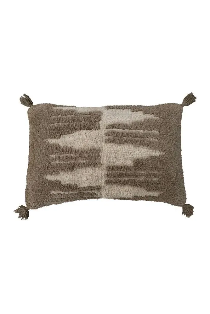 Zagros Throw Pillow - Brown image
