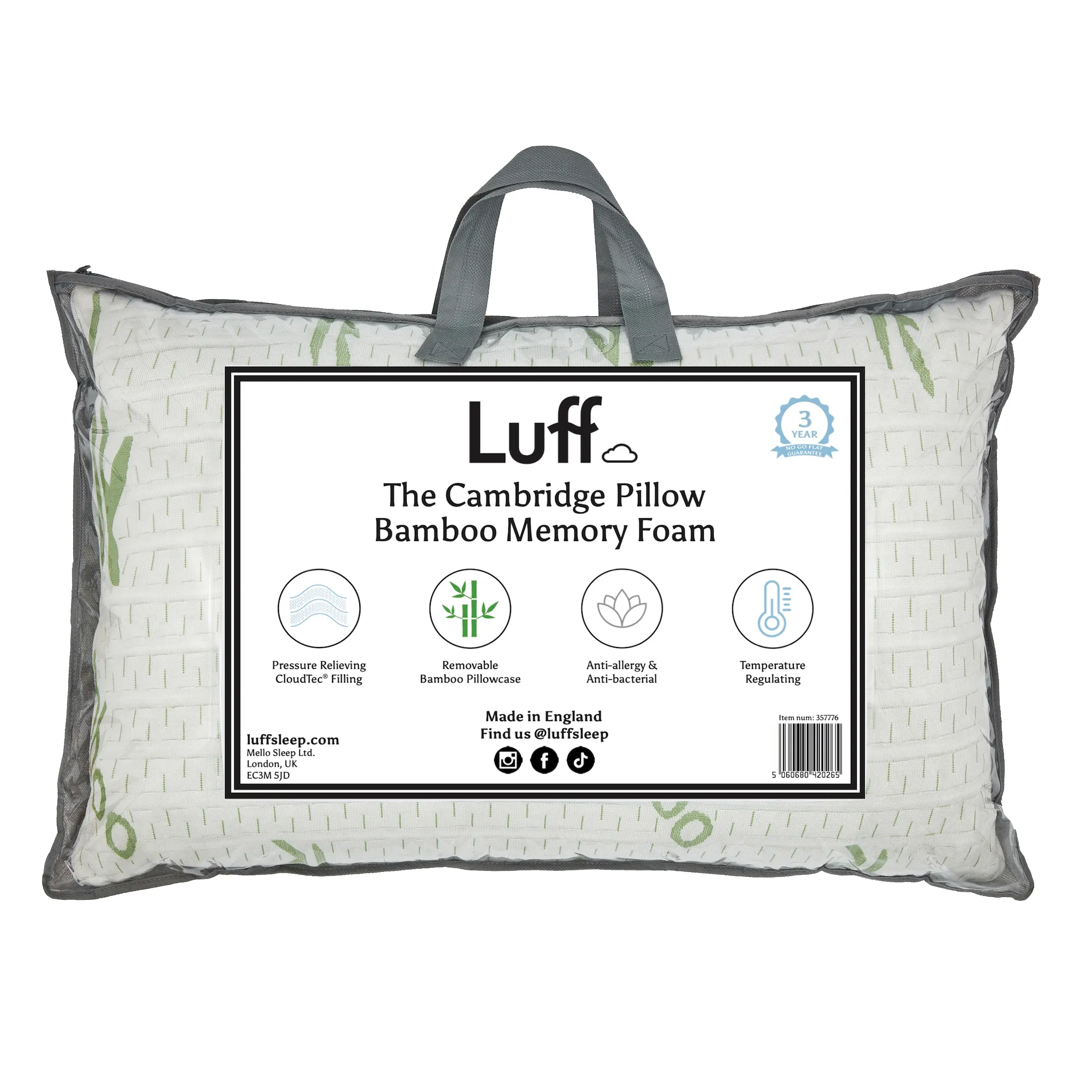 Cambridge Firm Bamboo Pillow product