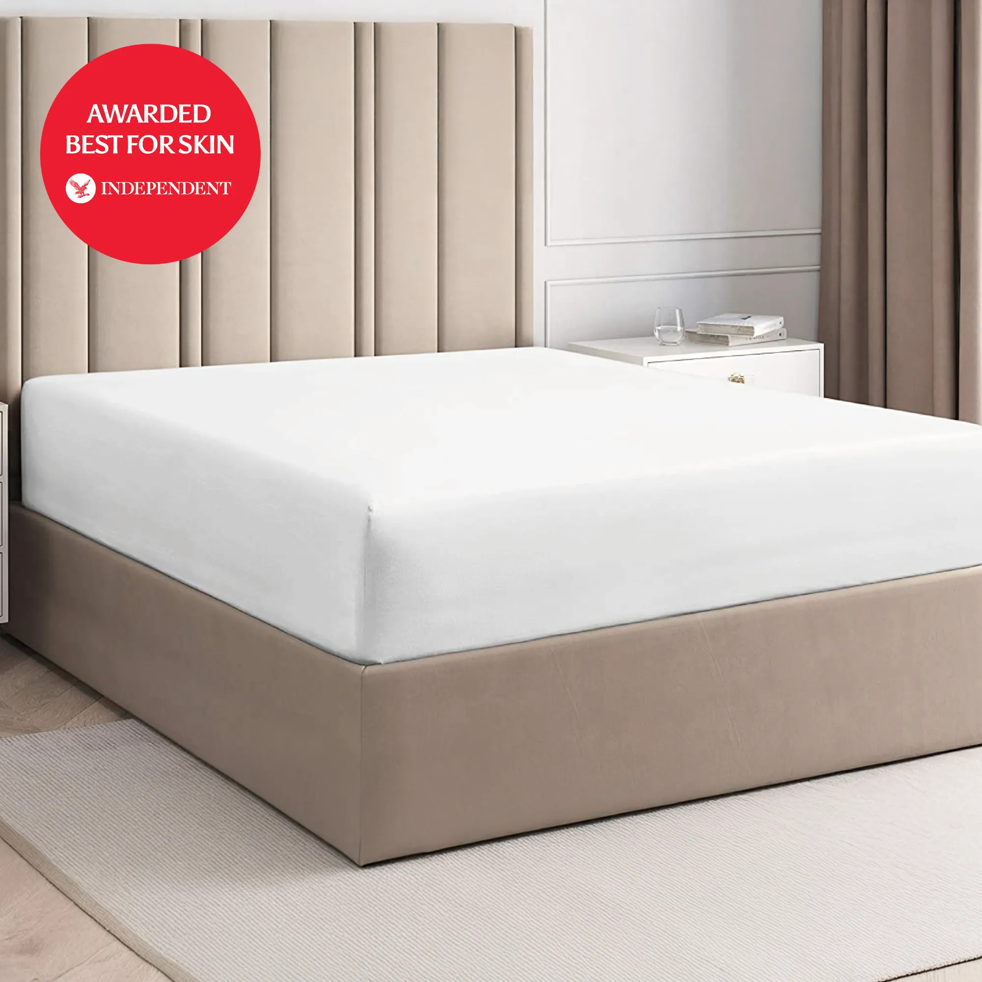 Organic Bamboo Silk Deep Fitted Sheet product