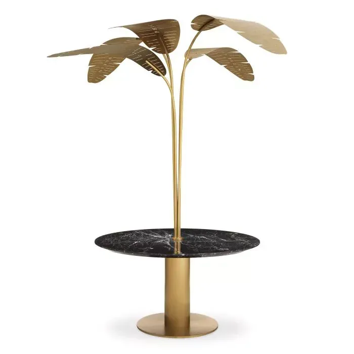 philipp-plein-palm-springs-dining-table-black-finishing-marble-brushed-brass-logo-leaves-brushed-bra image