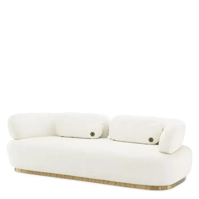 philipp-plein-signature-sofa-off-white-quilted-velvet-brushed-brass-base image