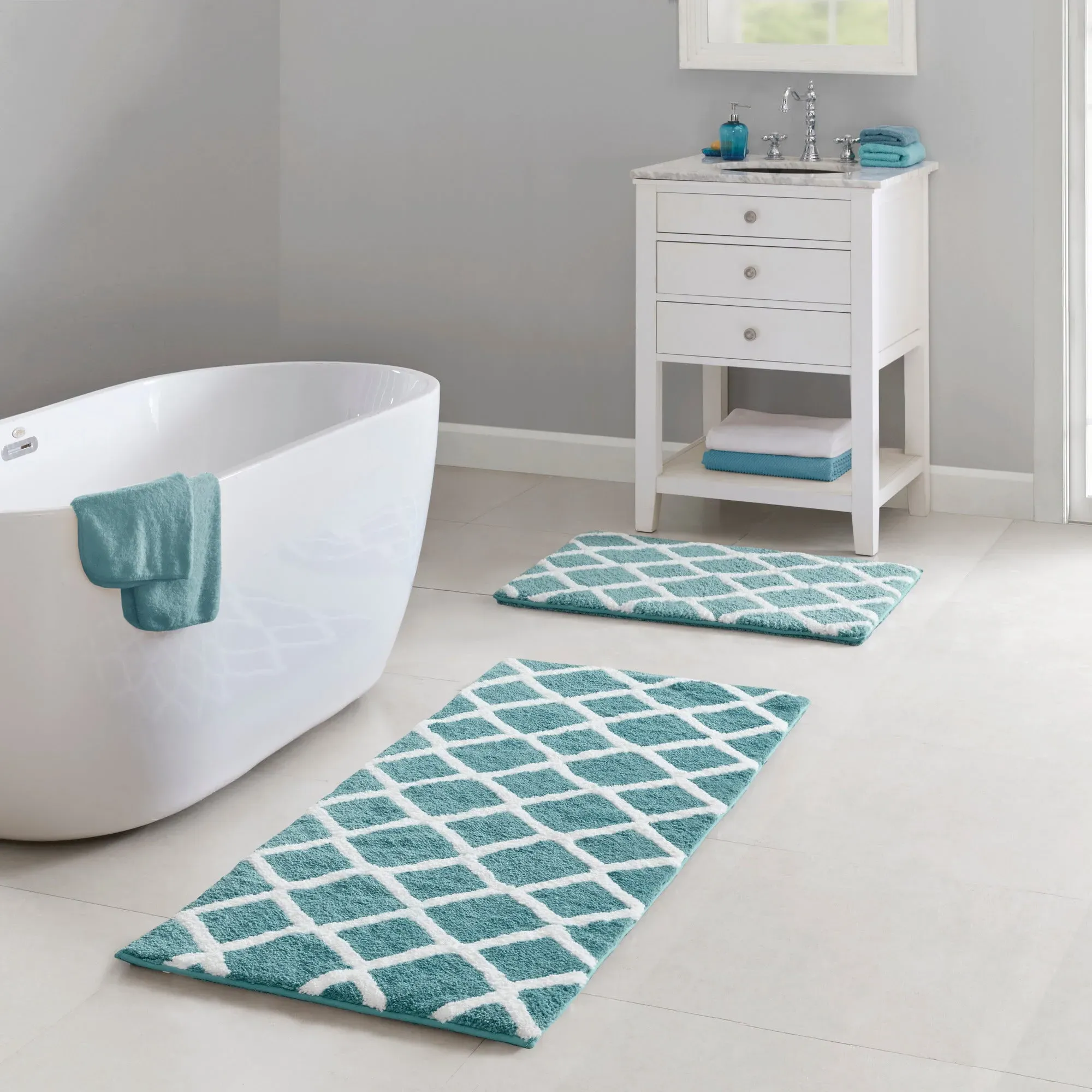 Bittman Reversible High Pile Tufted Bath Rug - Microfiber product