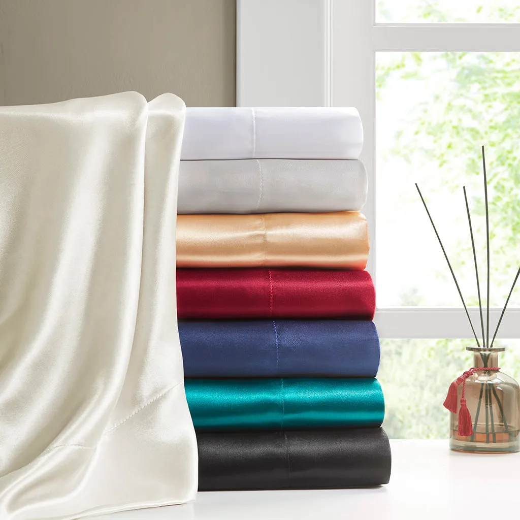 Satin 2-Piece Pillowcases - Polyester alternate view