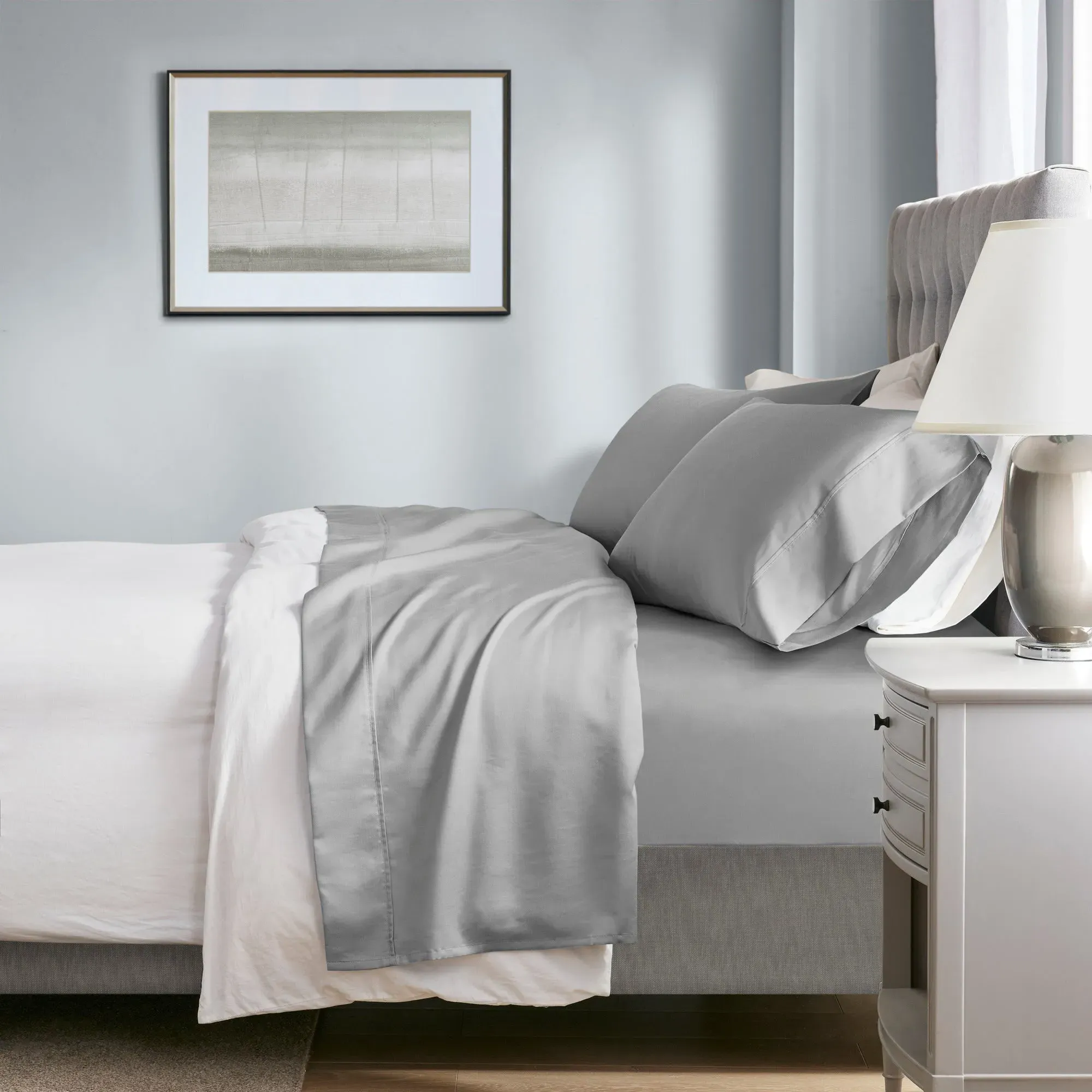 HeiQ 1000 Thread Count 4-Piece Sheet Set - Cotton Blend alternate view