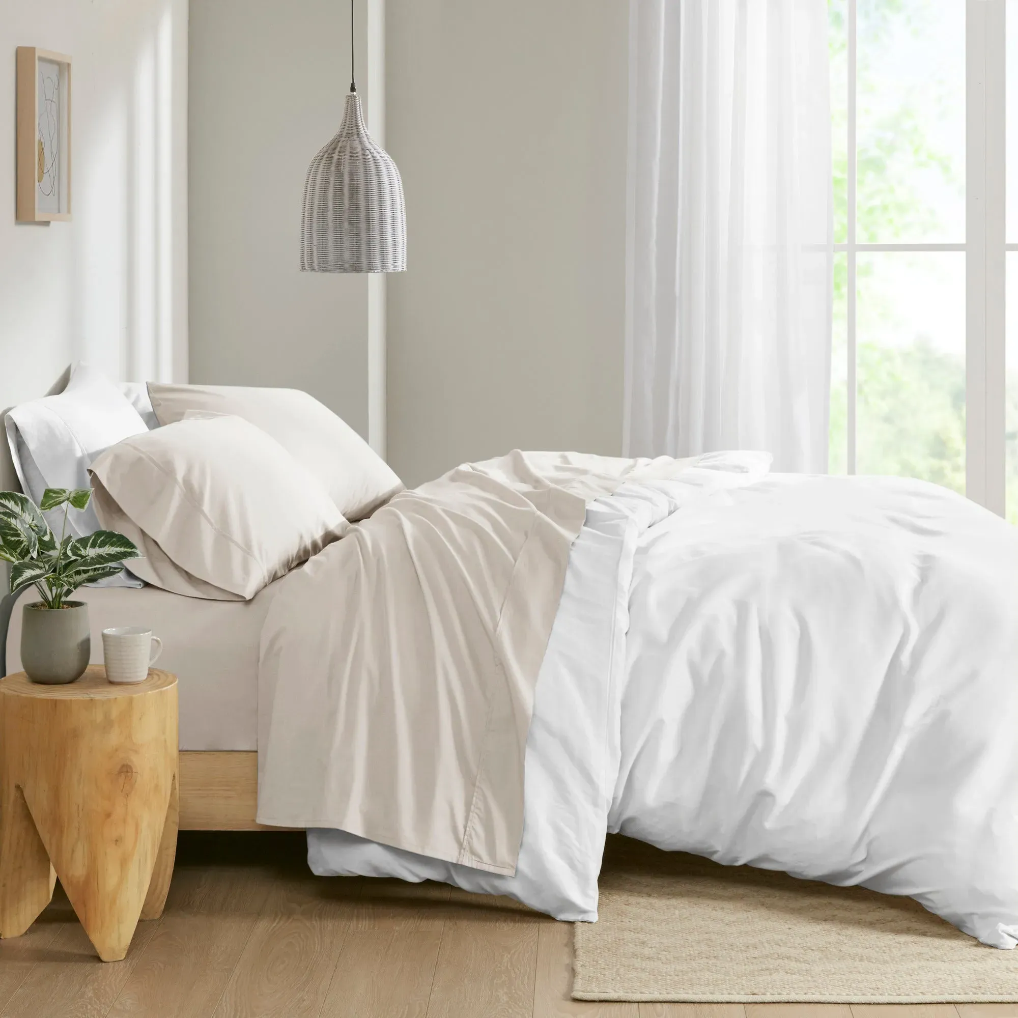 Peached Percale 200 Thread Count Sheet Set - Cotton product