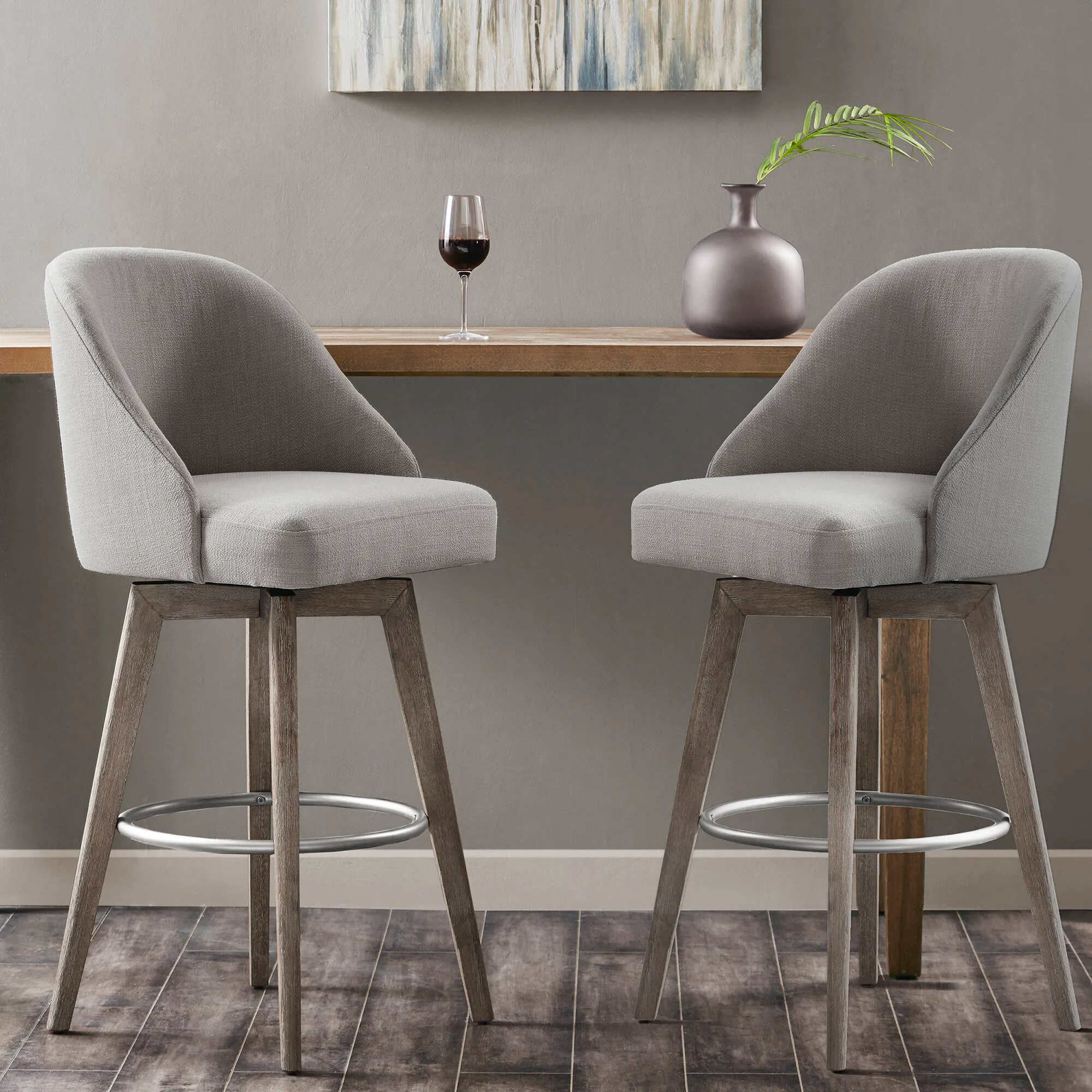 Pearce Bar Stool with Swivel Seat - Set of 2 product