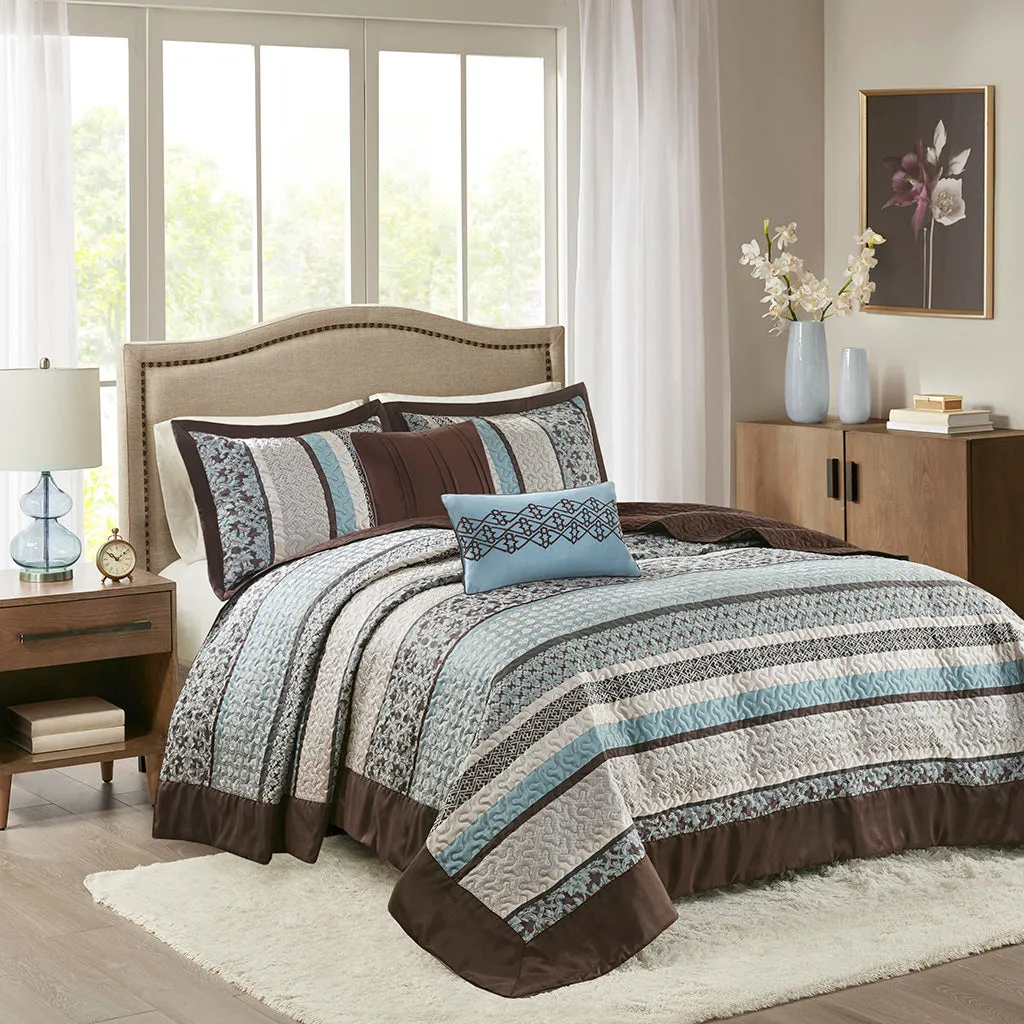 Princeton 5-Piece Reversible Bedspread Set - Jacquard product