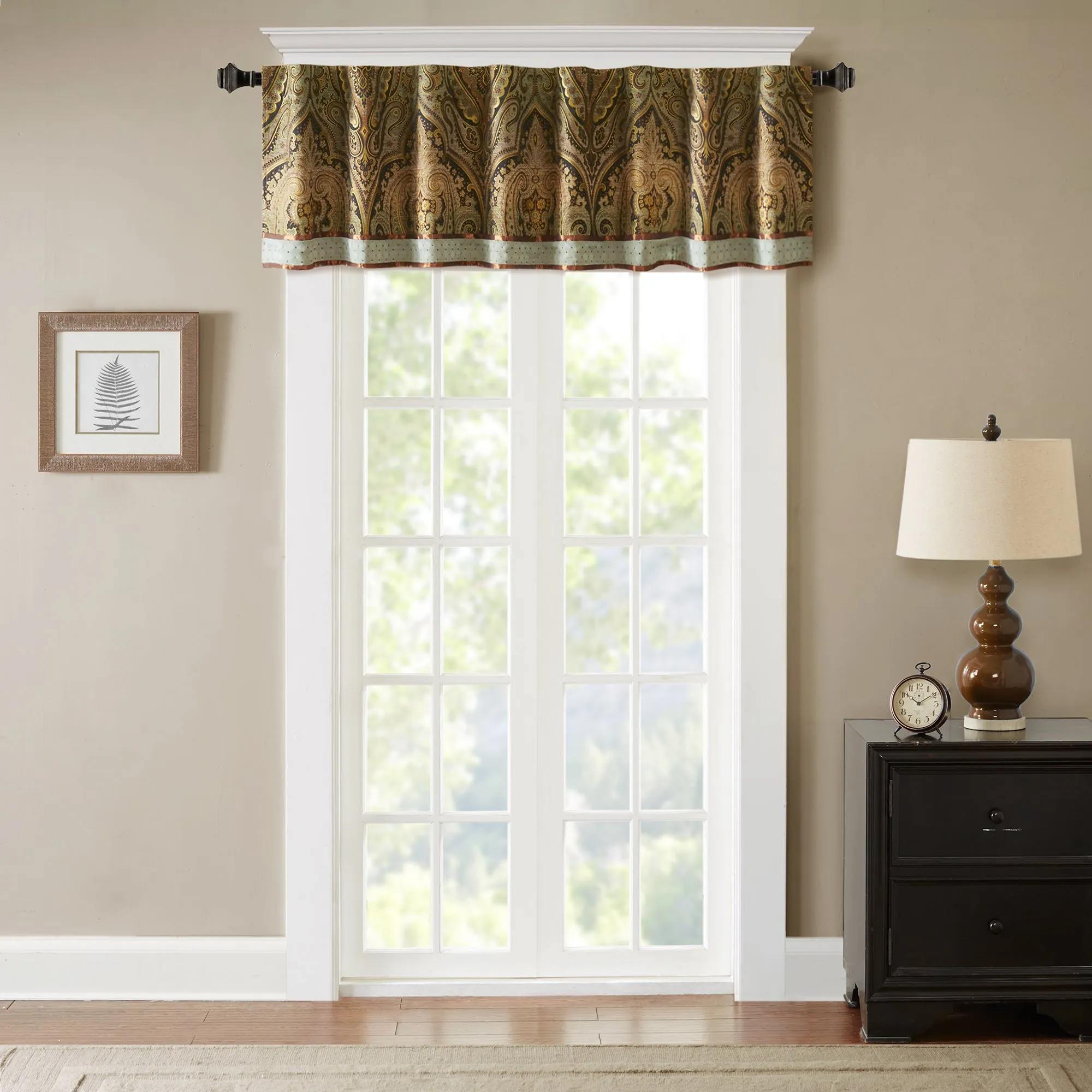 Canovia Springs Window Valance - Blue, Polyester product