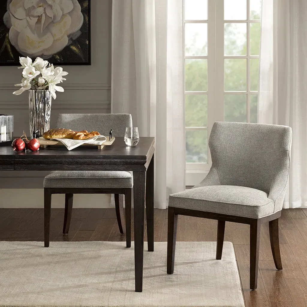 Hutton Dining Side Chair Set of 2 - Mist Grey, Wood product