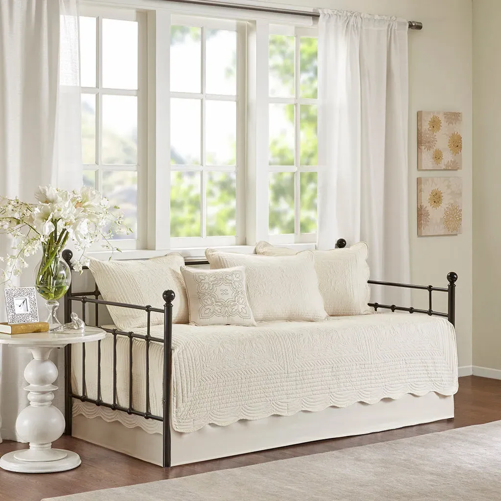 Tuscany 6-Piece Scalloped Edge Daybed Cover Set - Microfiber product
