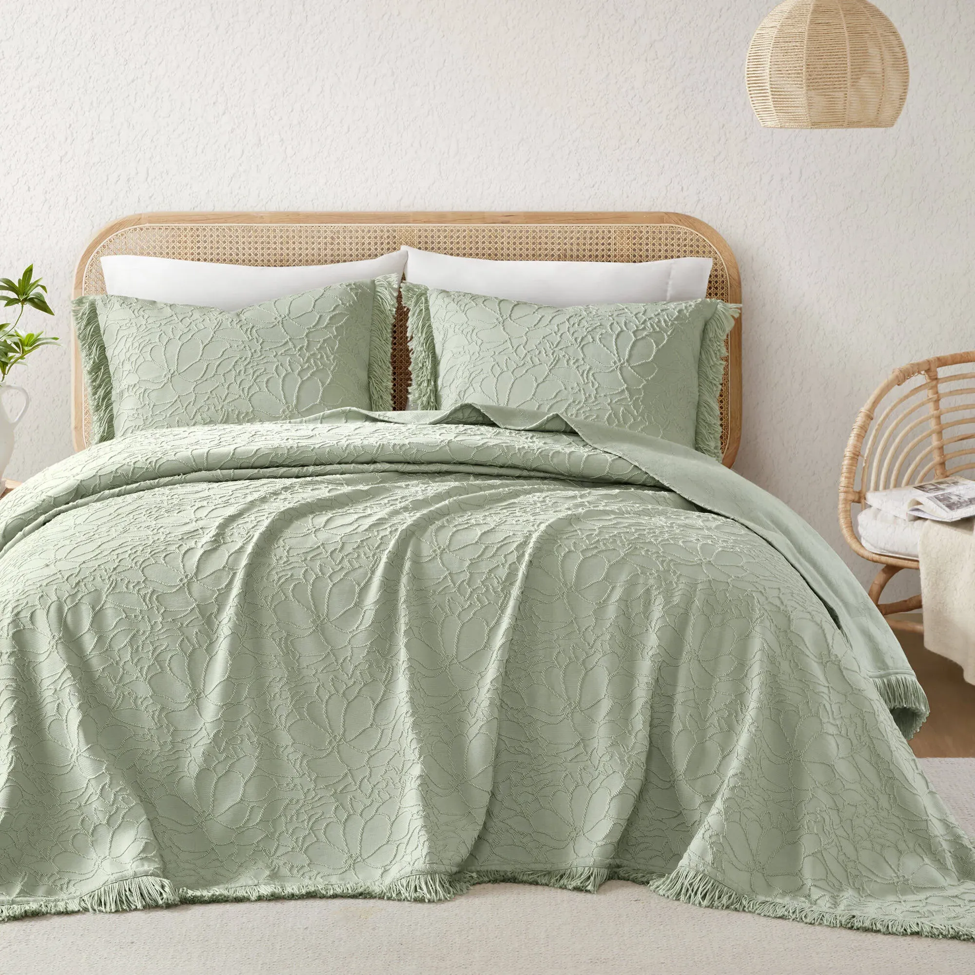 Willow 3-Piece Bedspread Set - Chenille product